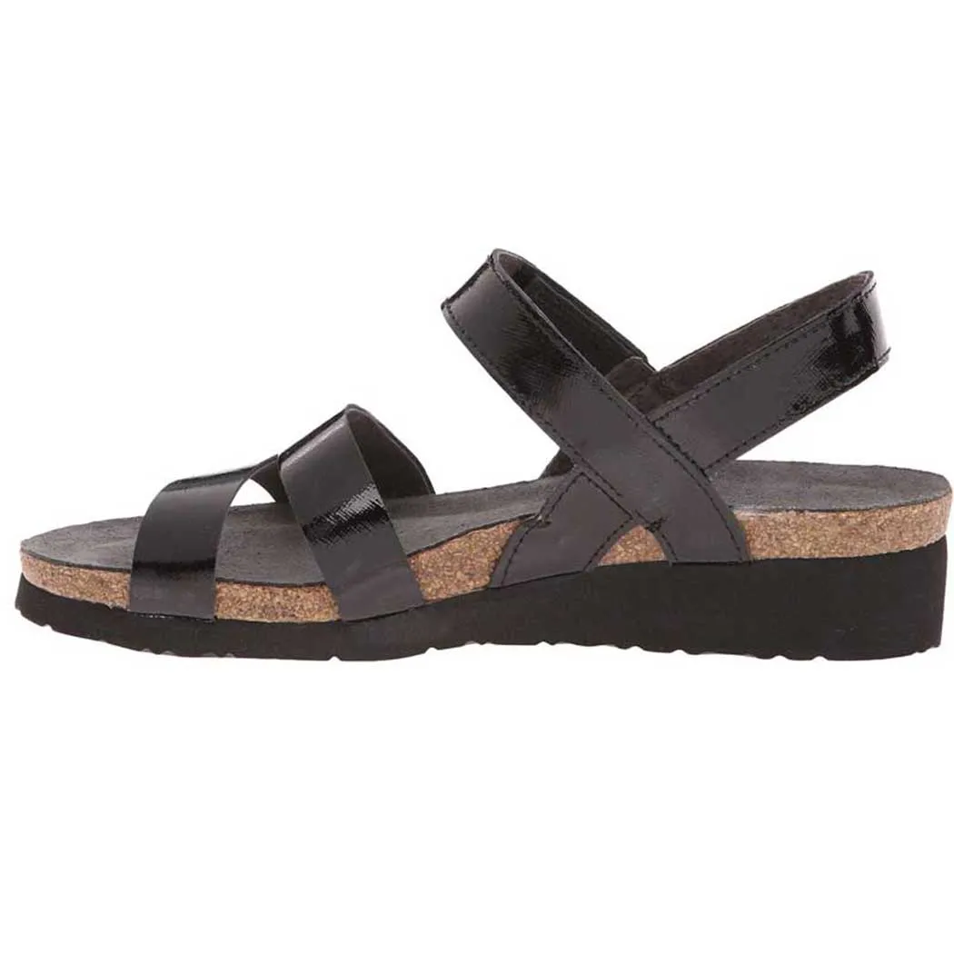 Naot Kayla Sandal Black Luster Leather (Women's)