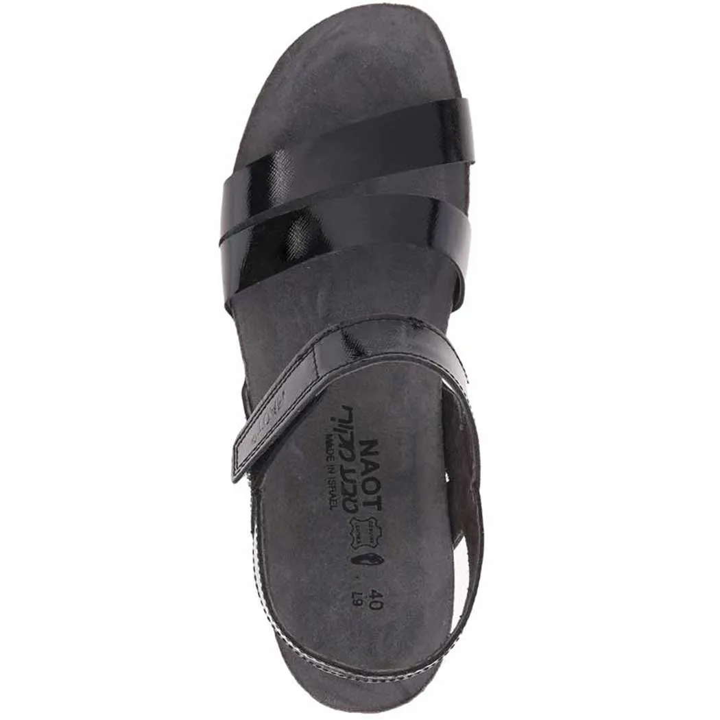 Naot Kayla Sandal Black Luster Leather (Women's)