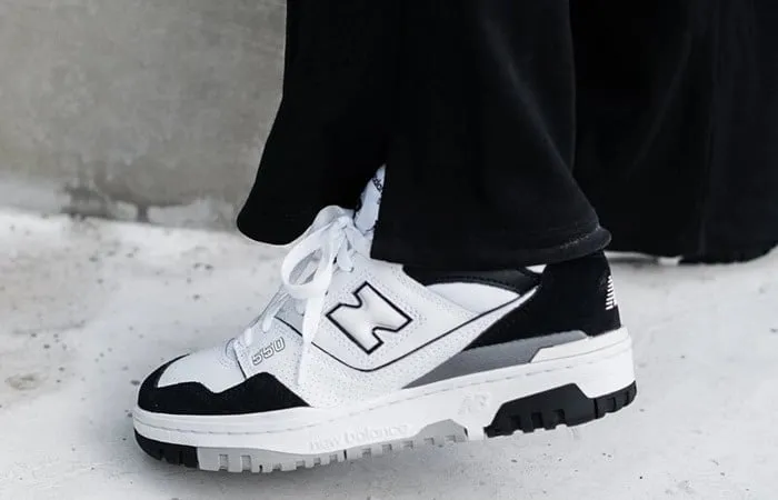 New Balance 550 White Black Rain Cloud