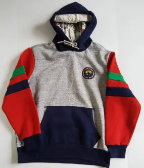 Nwt Polo Ralph Lauren Grey/Navy Respect The Wilderness Pullover Hoodie