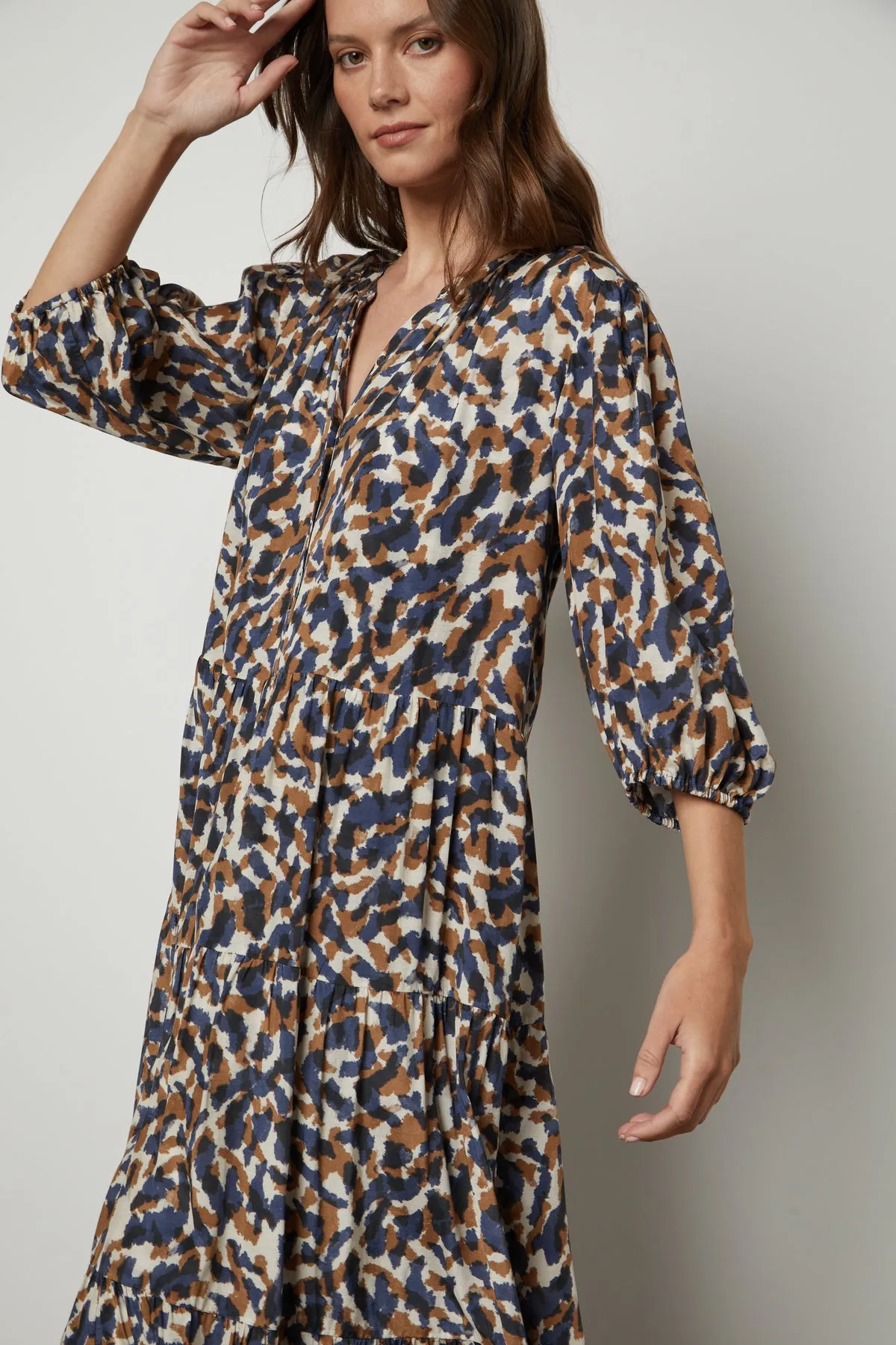 OTTILIE PRINTED BOHO DRESS