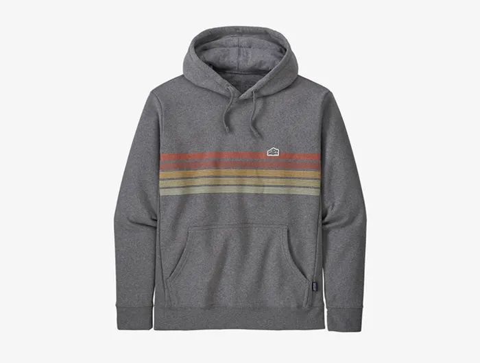 Patagonia Men's Line Logo Ridge Stripe Uprisal Hoody