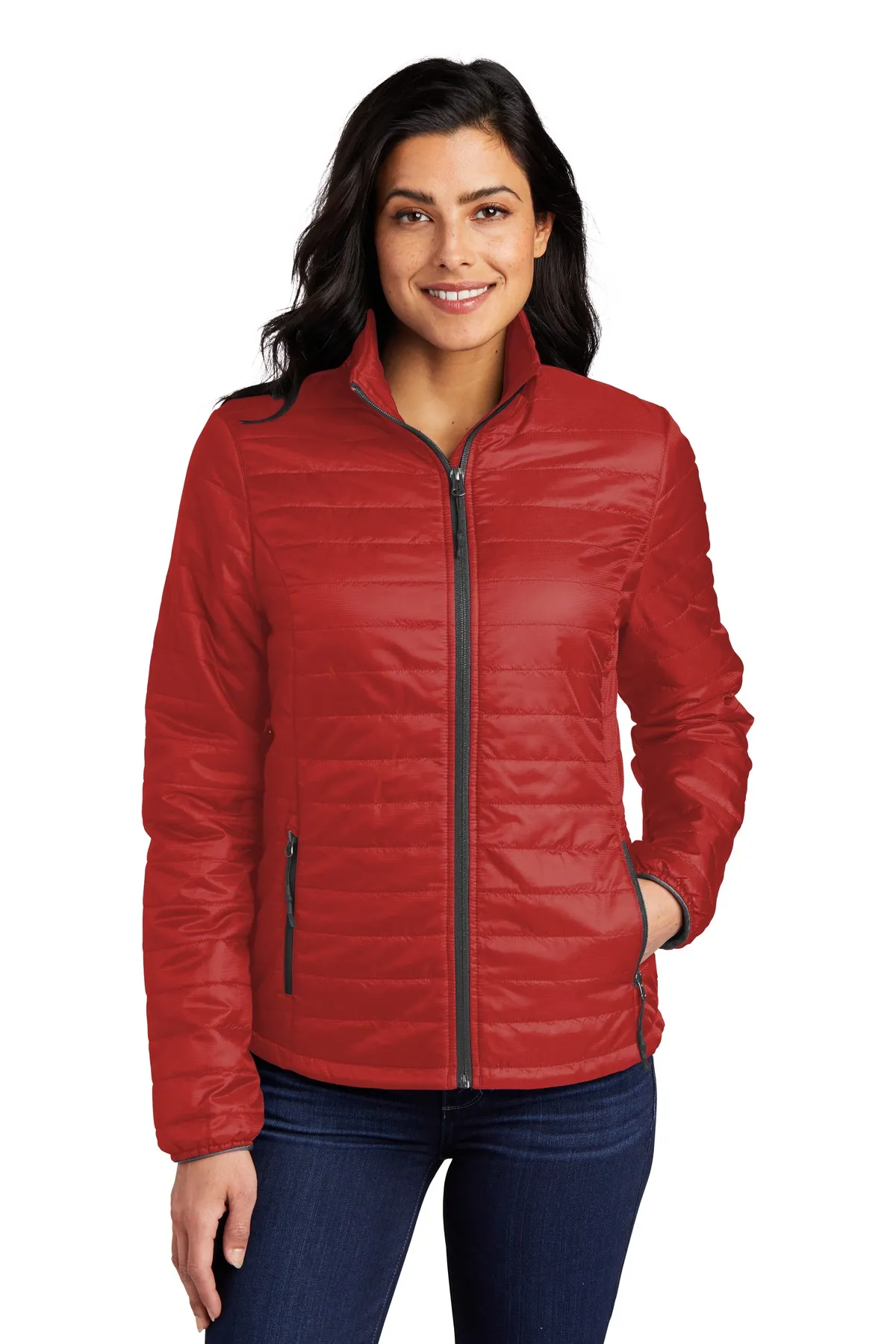 Port Authority Clothing L850 Port Authority   Ladies Packable Puffy Jacket SKU: L850