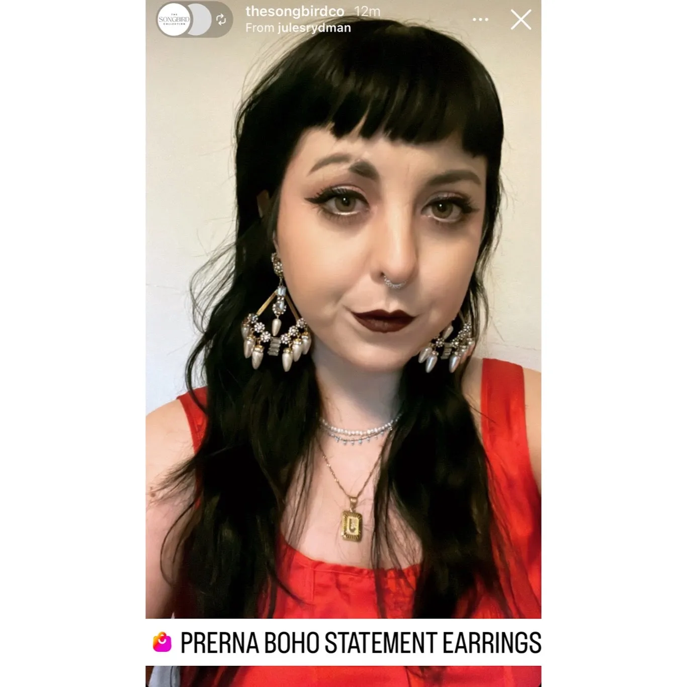 Prerna Boho Statement Earrings