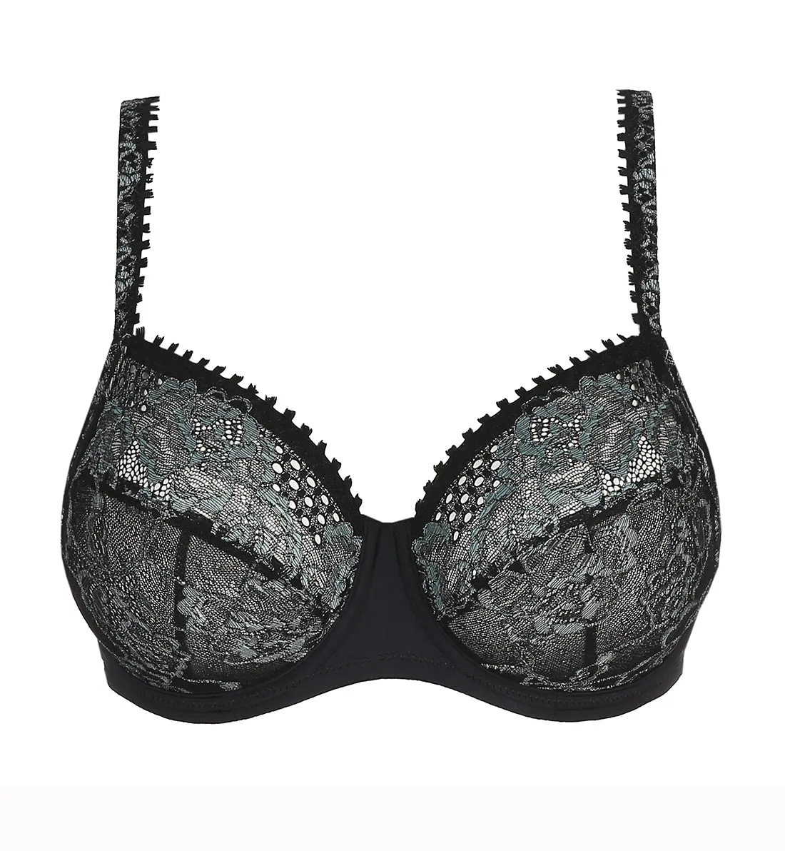 PrimaDonna Twist Rose Sauvage Full Cup Underwire Bra (0142080) - Black