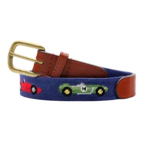 Race Cars Children's Needlepoint Belt