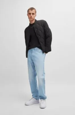 Regular-fit jeans in pure-cotton denim