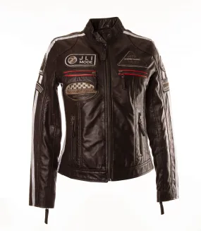 San Remo - Chocolate Brown - Second Skin Leather and Sheepskin Clothing<