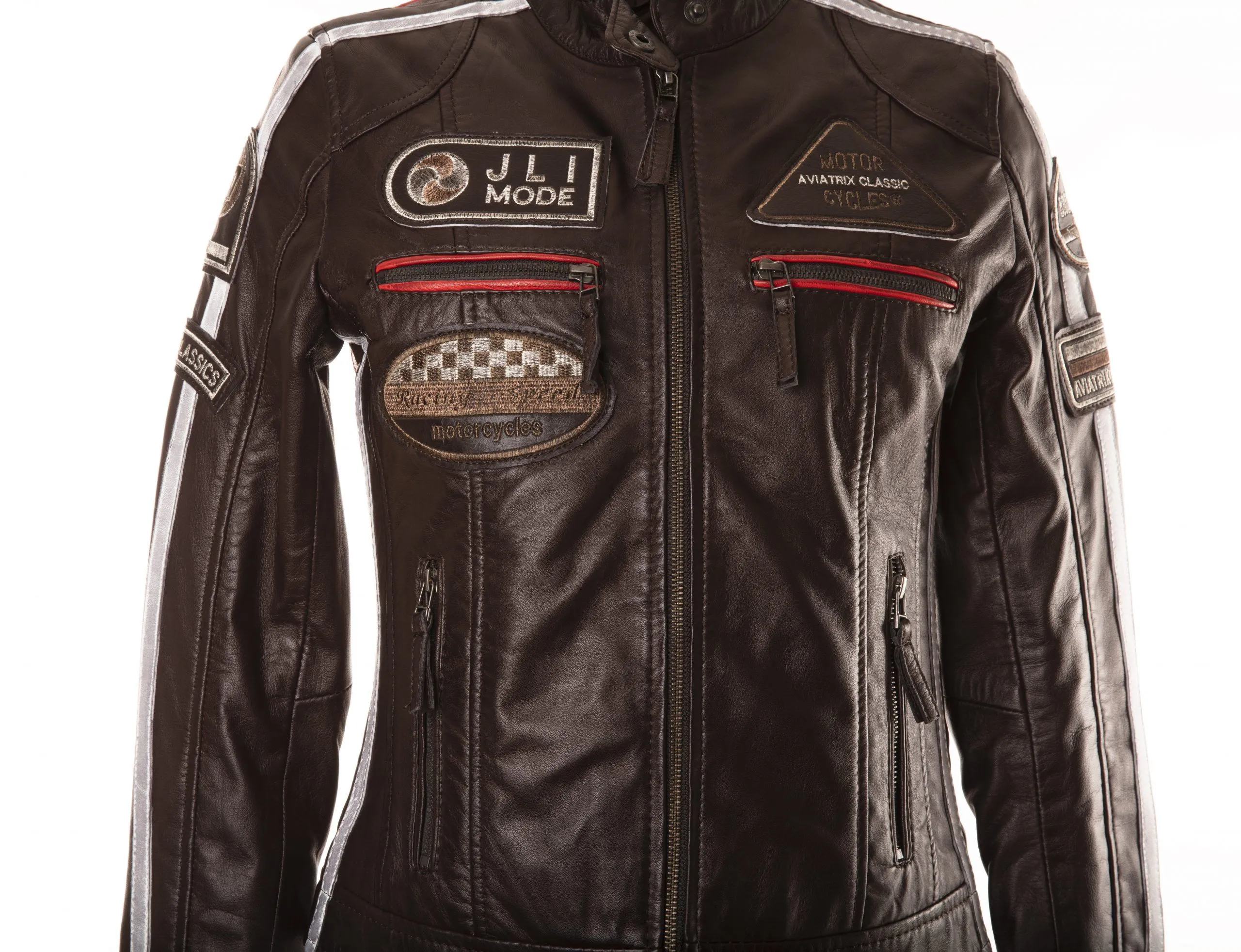 San Remo - Chocolate Brown - Second Skin Leather and Sheepskin Clothing<