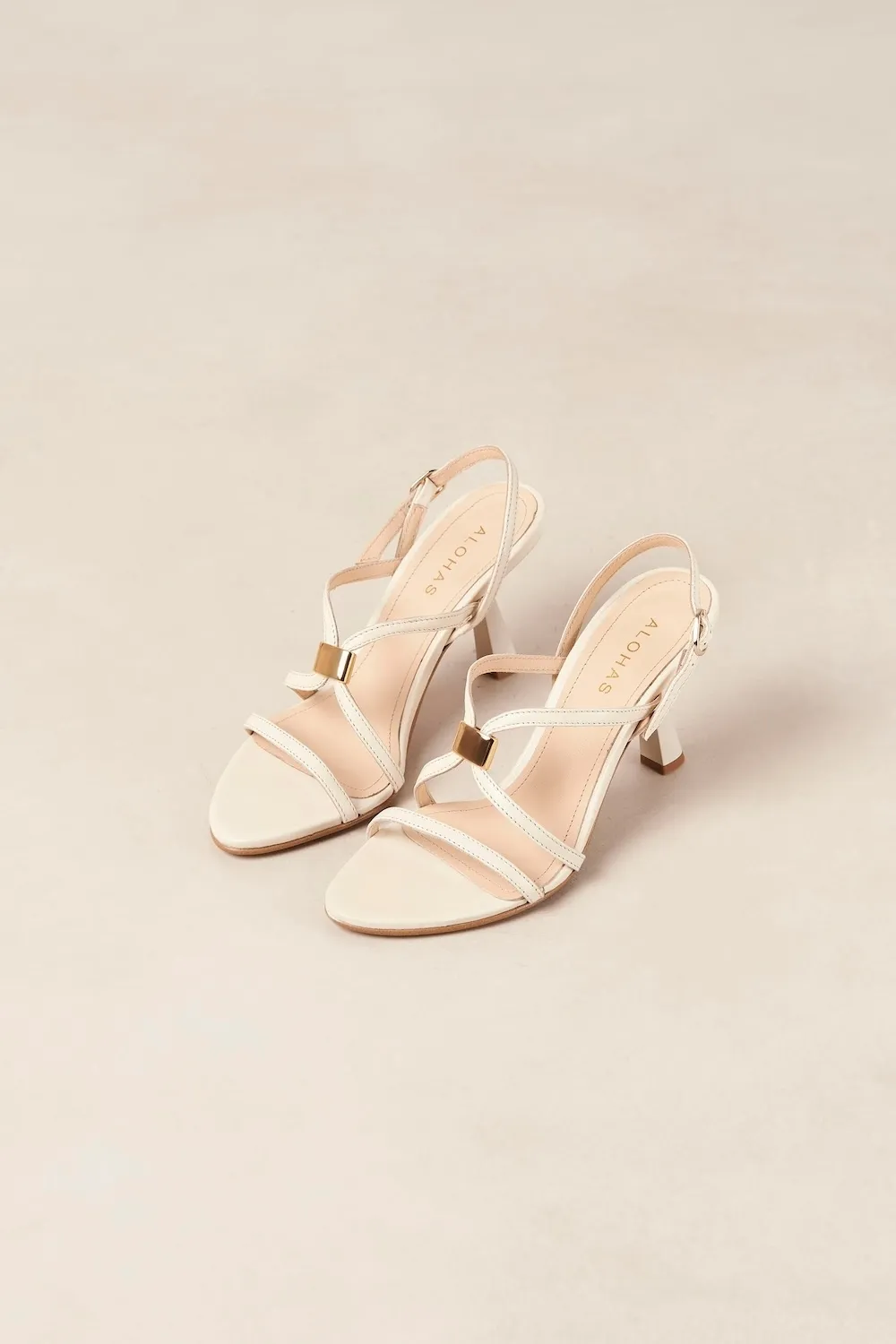 Sandy Cream Leather Sandal