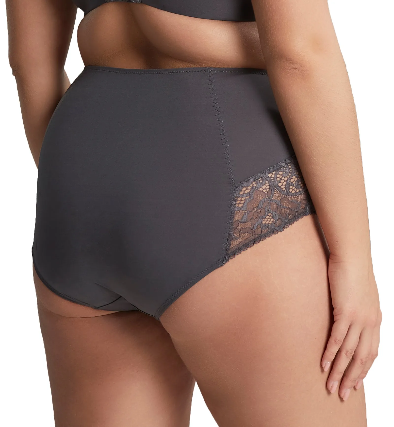 Sculptresse by Panache Estel Matching Highwaist Brief (9684) - Kitten Grey