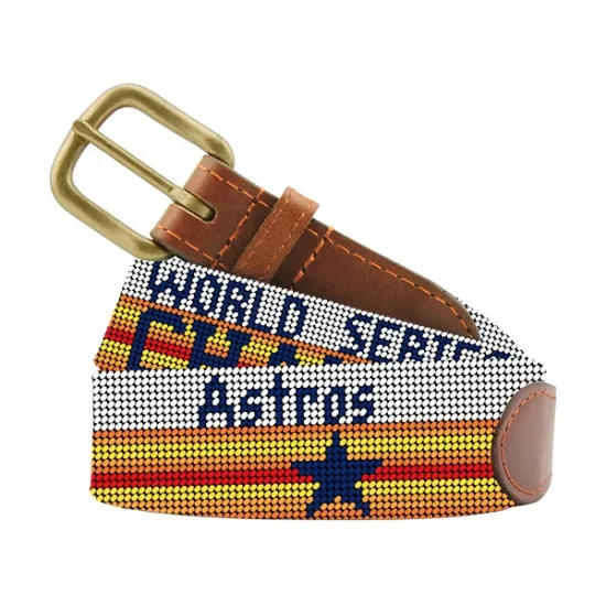 SMATHERS & BRANSON 2022 World Series Cooperstown Astros Belt