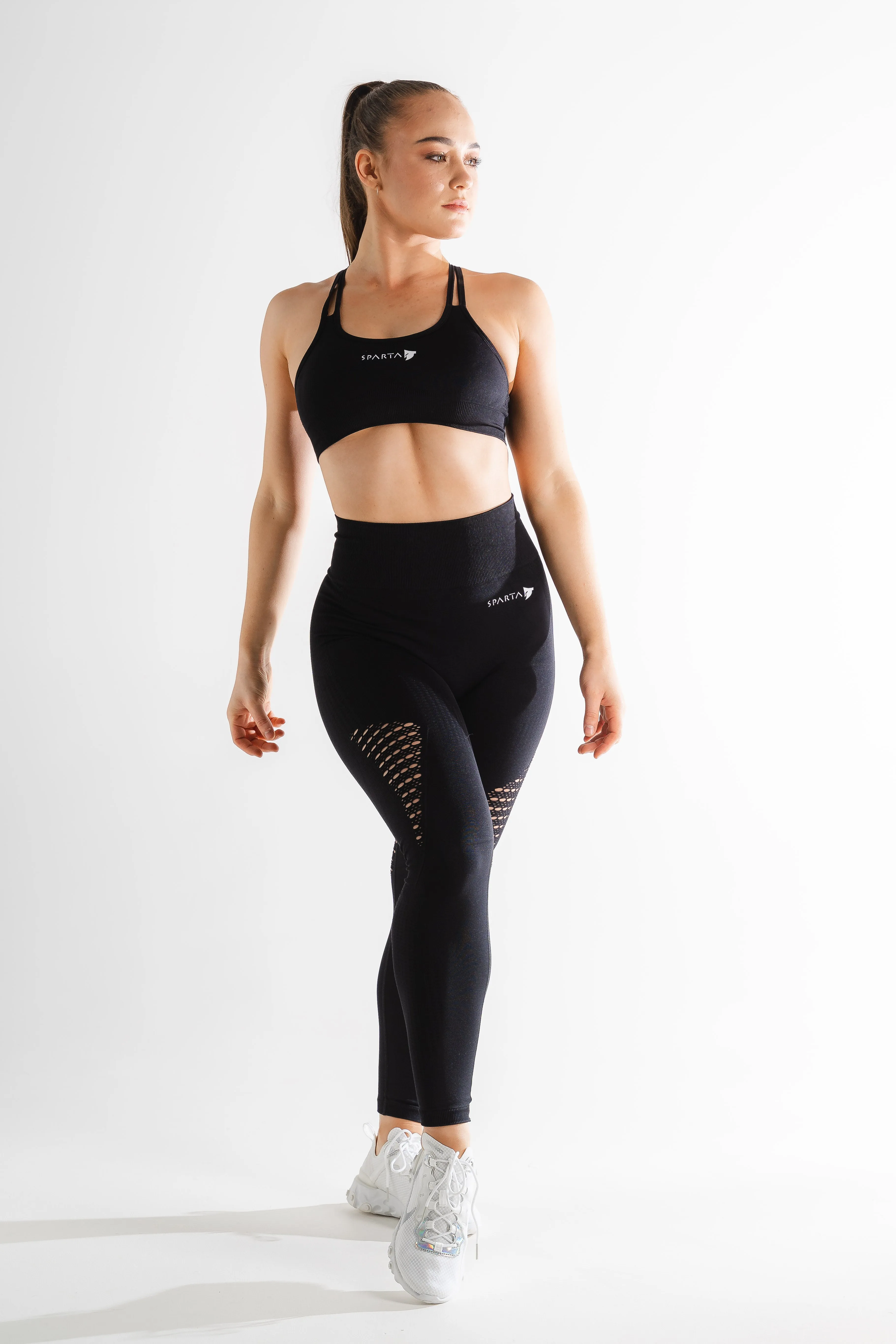 Sparta Evo Seamless Sports Bra - Black