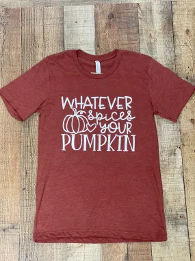 Spices your Pumpkins T-Shirt - Rust