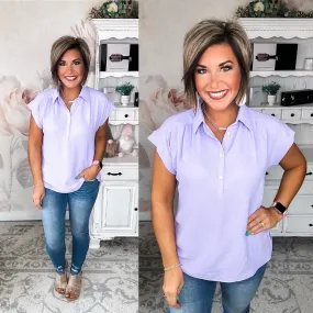 Story Of My Life Blouse - Lavender