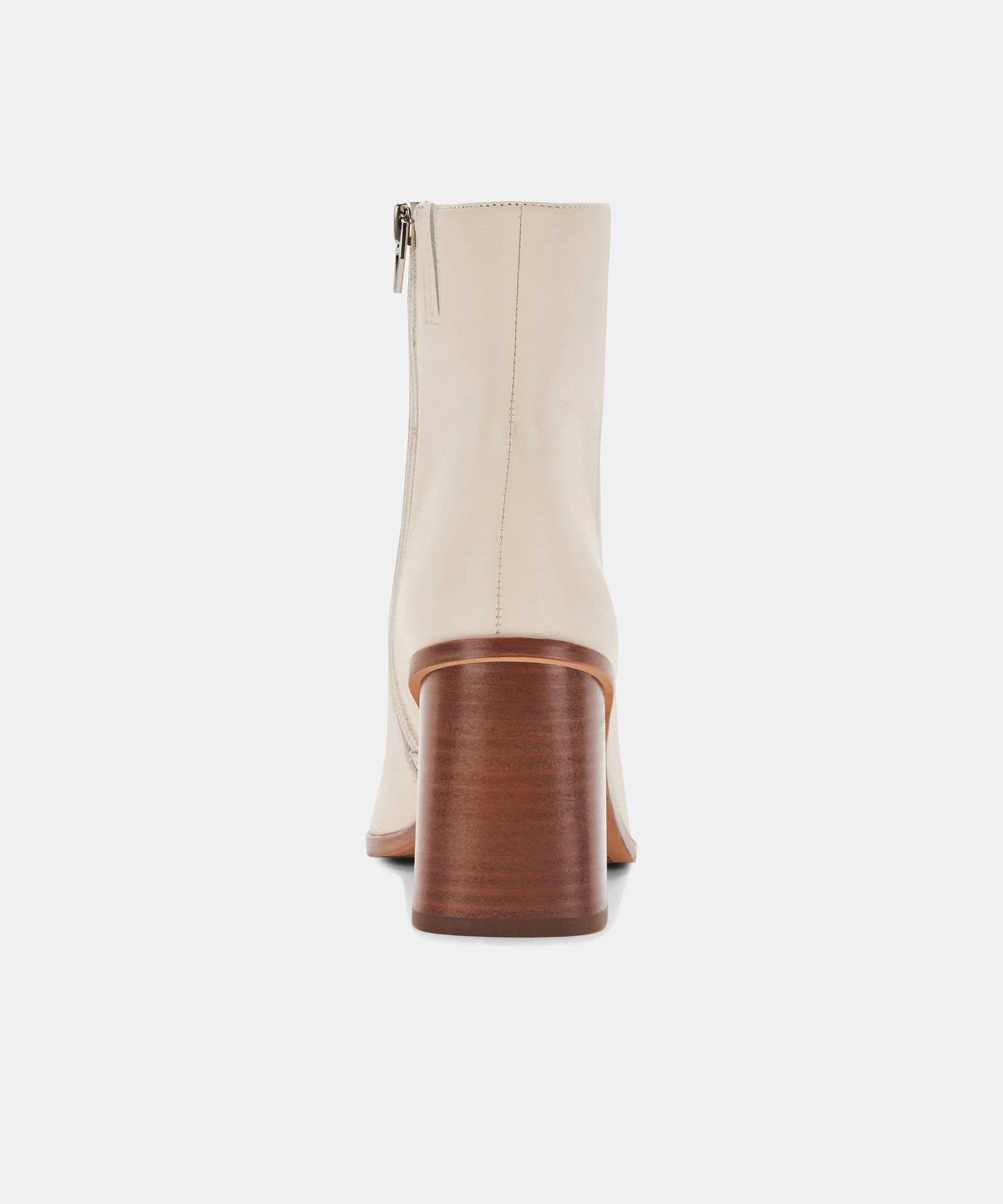 TERRIE BOOTIES IVORY LEATHER - re:vita