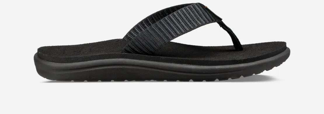 Teva Womens Voya Flip Flop Sandal- Bar Street Black