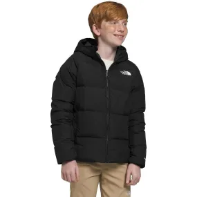 THE NORTH FACE Boys' Reversible North Down Hooded Jacket, TNF Black, X-Small