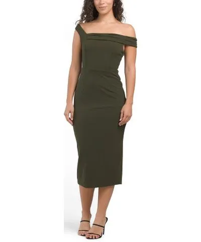 Tj Maxx One Shoulder Midi Dress For Women