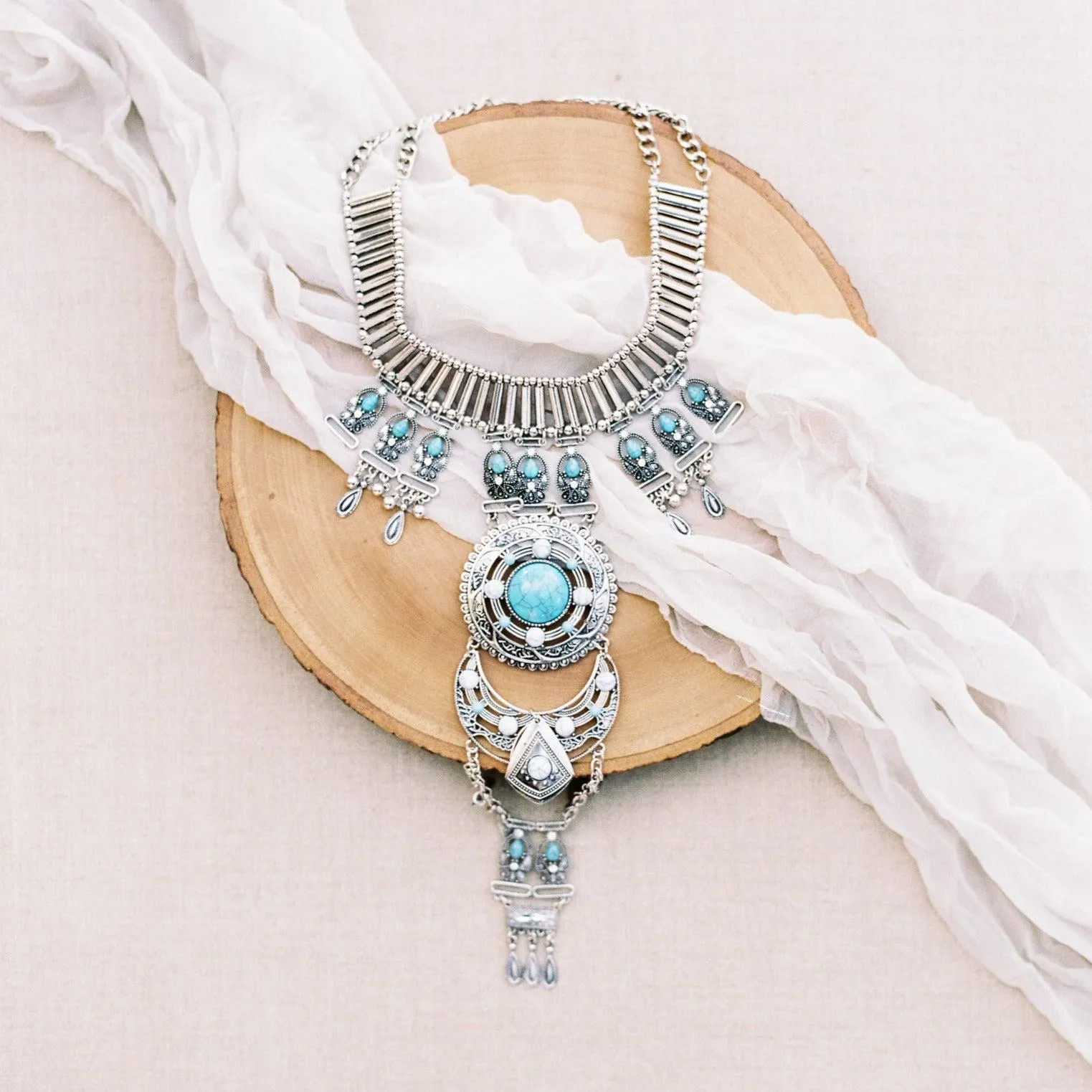 Toria Boho Statement Necklace