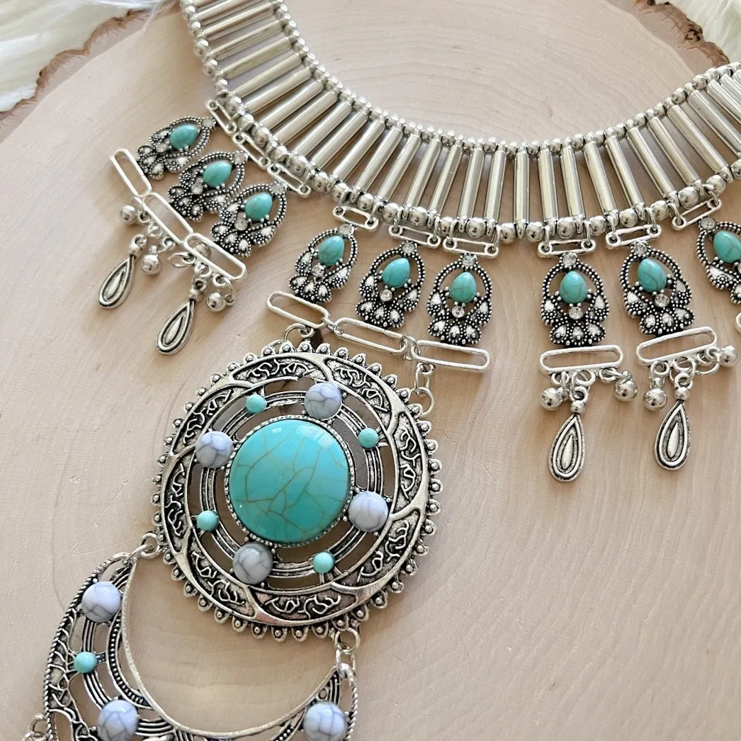 Toria Boho Statement Necklace