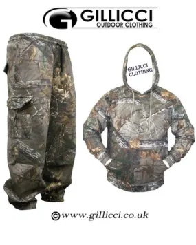 UNISEX JUNGLE PRINT CAMOUFLAGE HUNTING/FISHING HOODIE SUIT WITH OR WITHOUT ZIP | Gillicci Clothing