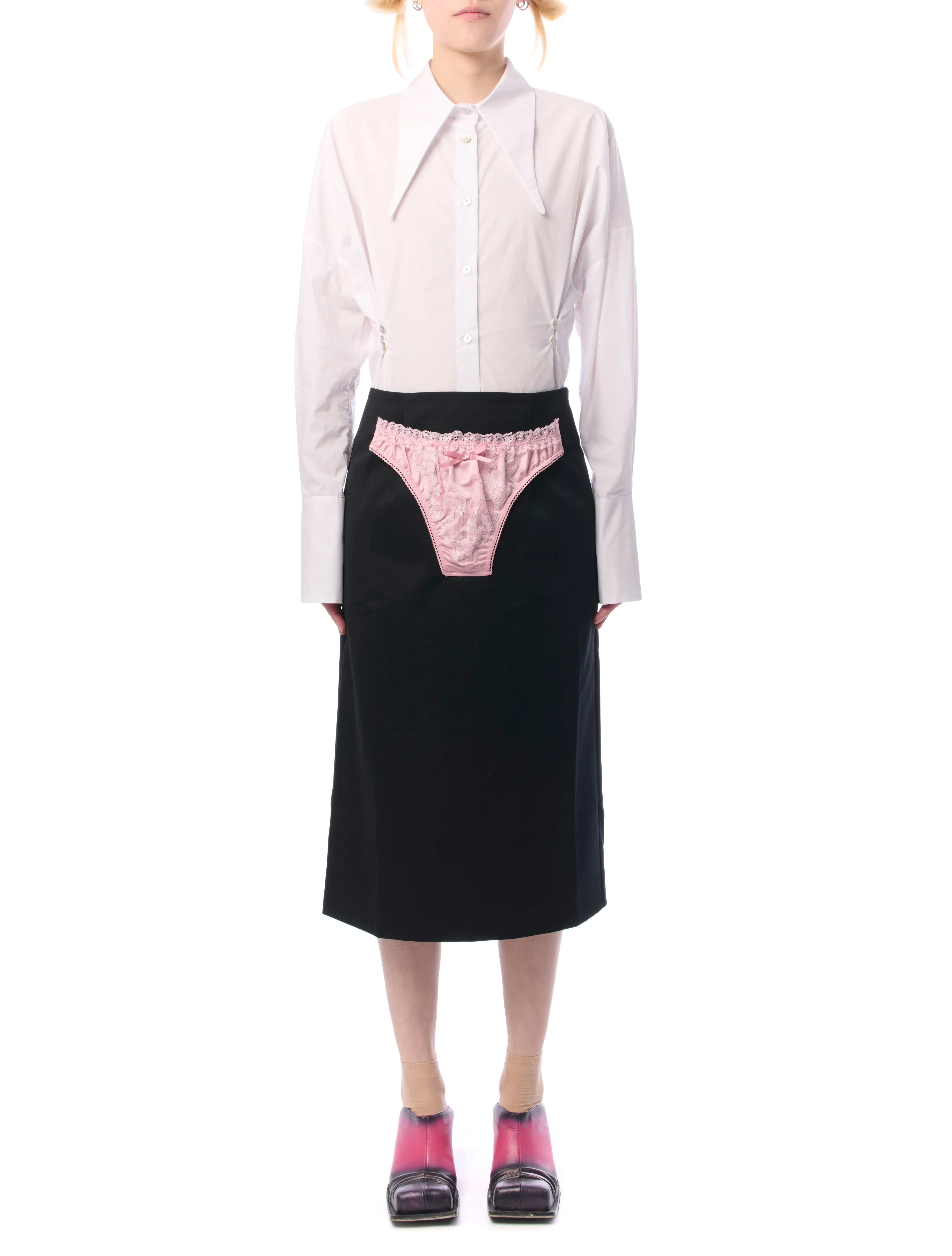 Vaquera Contrast Panty Skirt