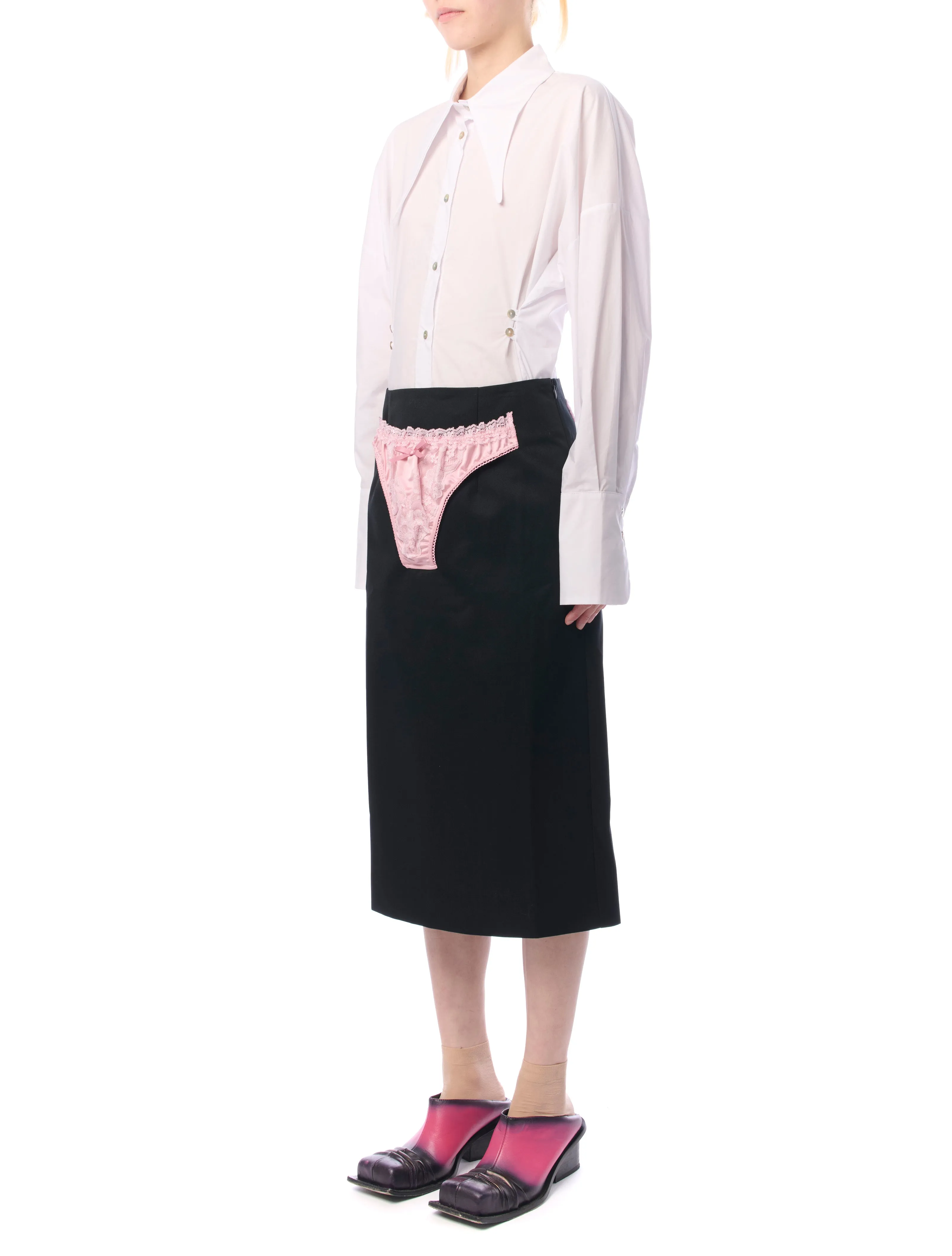 Vaquera Contrast Panty Skirt