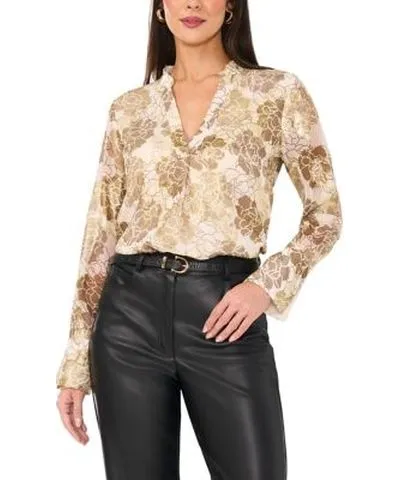 Vince Camuto Women's Split Sleeve Blouse