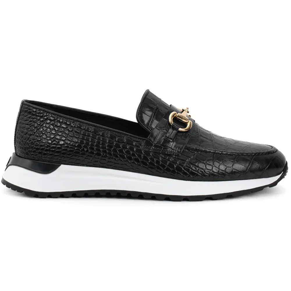 Vinci Leather The Padova Leather Sneaker Black