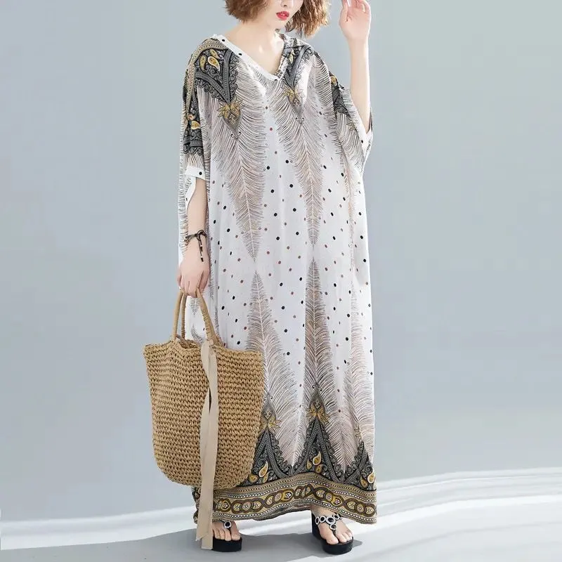 Vintage Retro Boho Design Ethnic Indian Dresses For Ladies Pakistani Female Women African Robe X4427127